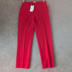 Mango Vibrant Red Trousers